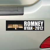Romney -ライアン- 2012年 バンパーステッカー (車上)