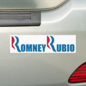 Romney -ルビオ- 2012年 バンパーステッカー (車上)