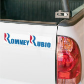 Romney -ルビオ- 2012年 バンパーステッカー (トラック上)