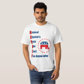 Romney -廃止のオバマの混乱 tシャツ (正面フル)