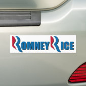 Romney -米- 2012年 バンパーステッカー (車上)