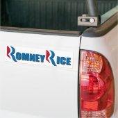 Romney -米- 2012年 バンパーステッカー (トラック上)