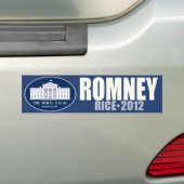 Romney -米- 2012年 バンパーステッカー (車上)