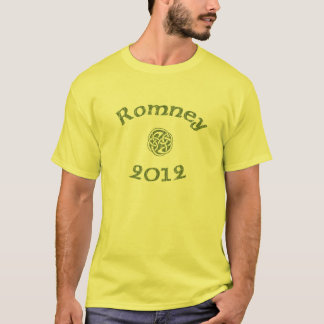 Romney 2012のケルト族の黄色いTシャツ Tシャツ