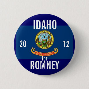 Romney 2012年のためのアイダホ 缶バッジ