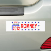 ROMNEY 2012年 バンパーステッカー (車上)