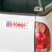ROMNEY 2012年 バンパーステッカー (トラック上)