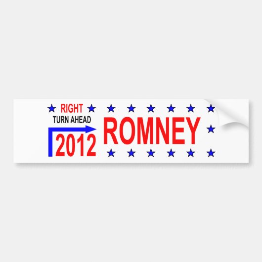 ROMNEY 2012年 バンパーステッカー (正面)