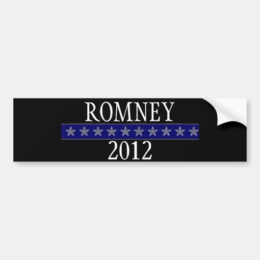 Romney 2012年 バンパーステッカー (正面)