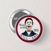 Romney 2012年 缶バッジ (正面&裏面)