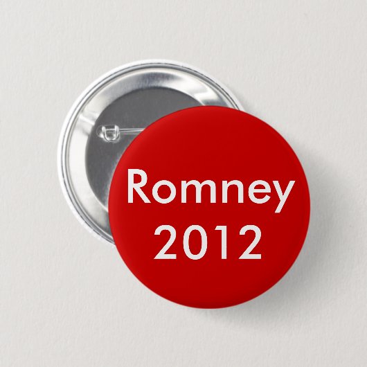 Romney 2012年 缶バッジ (正面&裏面)