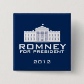 Romney 2012年 缶バッジ (正面)