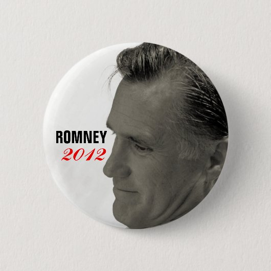 ROMNEY 2012年 缶バッジ (正面)