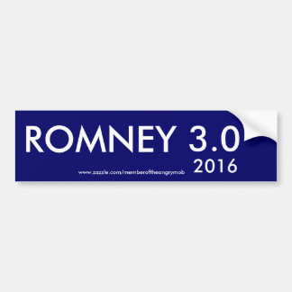 ROMNEY 2016のバンパーステッカー バンパーステッカー