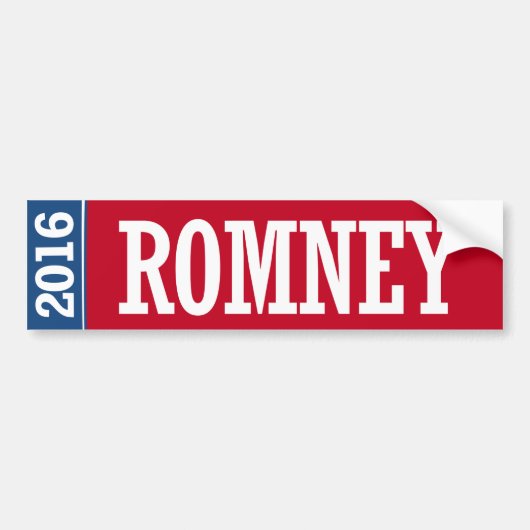 ROMNEY 2016年 バンパーステッカー (正面)