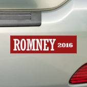 ROMNEY 2016年 バンパーステッカー (車上)