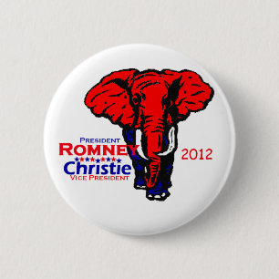 Romney Christie 缶バッジ