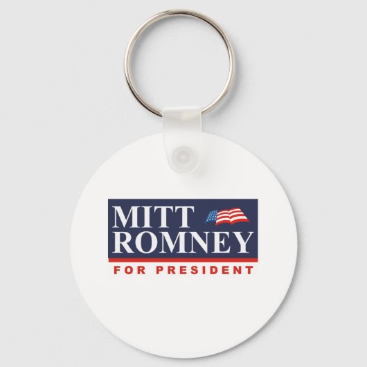ROMNEY FOR PRESIDENT (バナー) キーホルダー (正面)