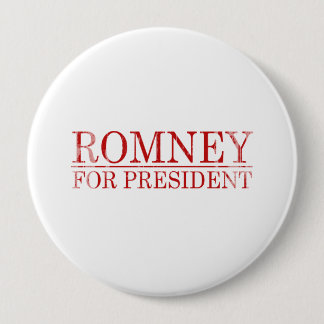ROMNEY FOR PRESIDENT (Red) 缶バッジ