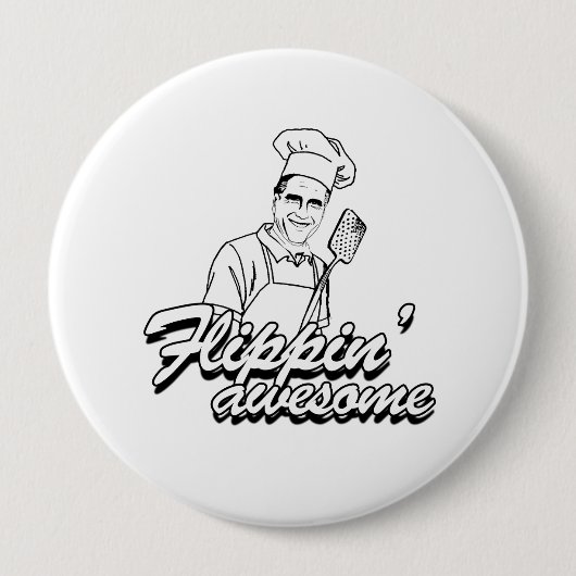 ROMNEY IS FLIPPIN素晴らし'.png 缶バッジ (正面)