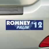 Romney Palin 2012のバンパーステッカー バンパーステッカー (車上)