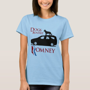 Romney - .pngに対する犬 tシャツ