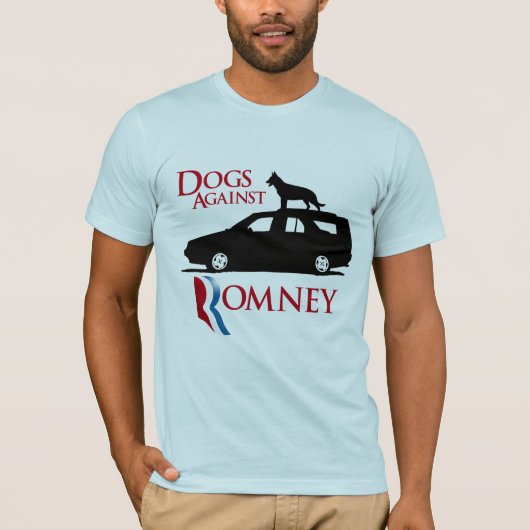 Romney - .pngに対する犬 tシャツ (正面)