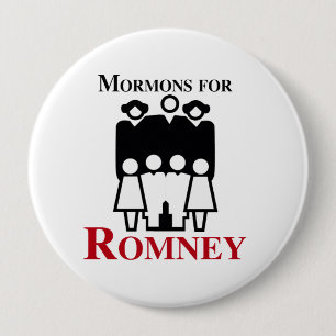 Romney.pngのためのモルモン教徒 缶バッジ