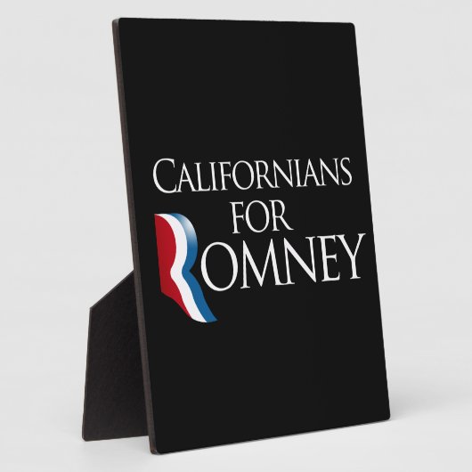 Romney-.pngのカリフォルニア州 フォトプラーク (側面)