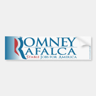 Romney Rafalcaの2012年のバンパーステッカー バンパーステッカー