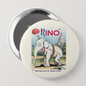Romney Rino 缶バッジ (正面&裏面)