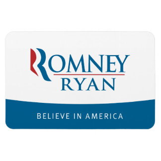 Romney Ryan 信じ in America Flexi Magnet マグネット
