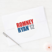 ROMNEY RYAN 12.png ラウンドシール (封筒)