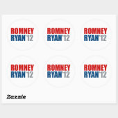 ROMNEY RYAN 12.png ラウンドシール (シート)