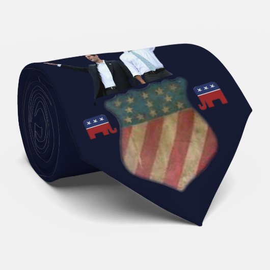 Romney-Ryan 2012シグネチャータイ ネクタイ (ロール)