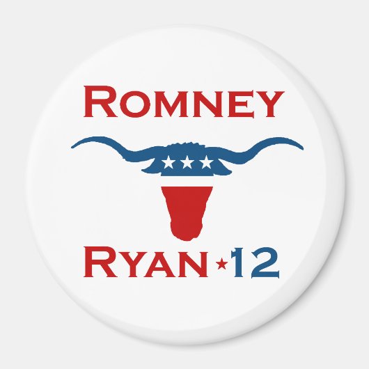 ROMNEY RYAN 2012 STEER.png マグネット (正面)