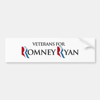 ROMNEY RYAN.pngのための退役軍人 バンパーステッカー