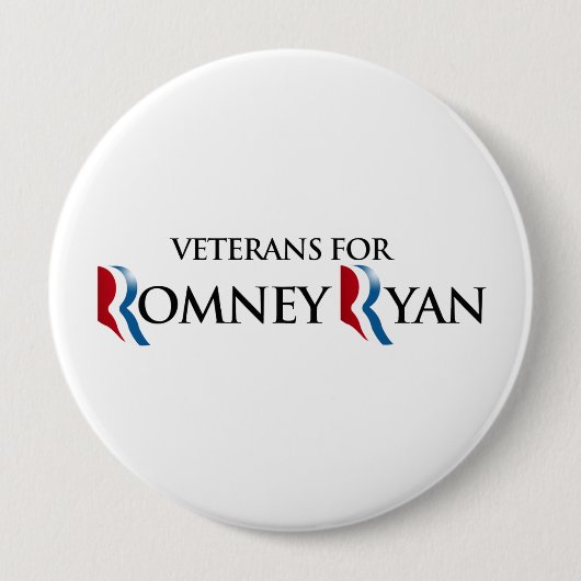 ROMNEY RYAN.pngの退役軍人 缶バッジ (正面)