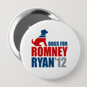 ROMNEY RYAN.png用の犬 缶バッジ (正面&裏面)