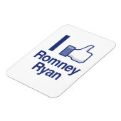 ROMNEY RYAN THUMBS UP.PNGが好き マグネット (左側)