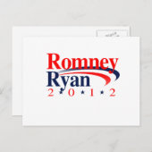 ROMNEY RYAN VP SWEEP.png ポストカード (正面/裏面)