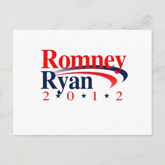 ROMNEY RYAN VP SWEEP.png ポストカード (正面)