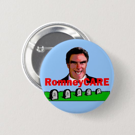 RomneyCare 缶バッジ (正面&裏面)