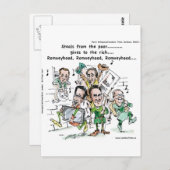 RomneyHoodギフトおもしろいマグティースカード等 ポストカード (正面/裏面)