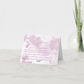 Romns 8:28カ感動的ード カード (裏面)