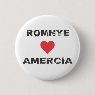 Romnye Luvs Amercia Pinback Pin 缶バッジ