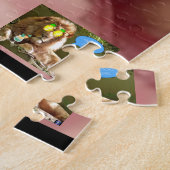 Rompecabeza Gato teniendo una cita romántica. ジグソーパズル (側面)