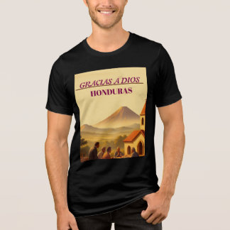 Rompecabezas Honduras GRACIAS A DIOS Retro poster トライブレンドTシャツ
