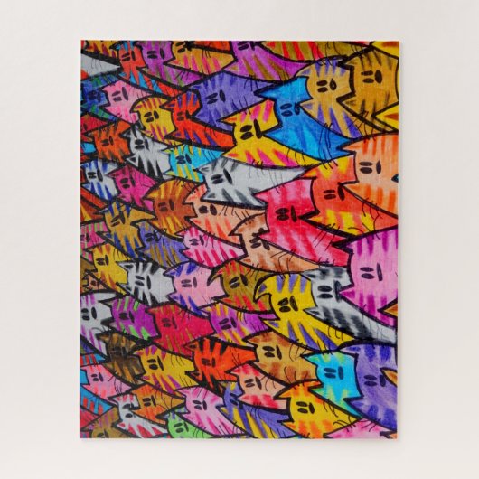 Rompecabezas -puzzle gatos 05 ジグソーパズル (縦)