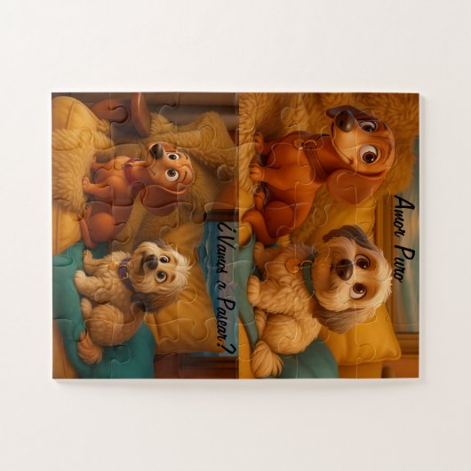 Rompecabezas Puzzle "Hermanitas Felices" ジグソーパズル (横)